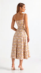 Margaret Corset Midi Dress