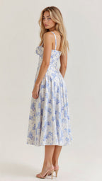 Margaret Corset Midi Dress