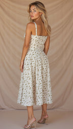 Margaret Corset Midi Dress