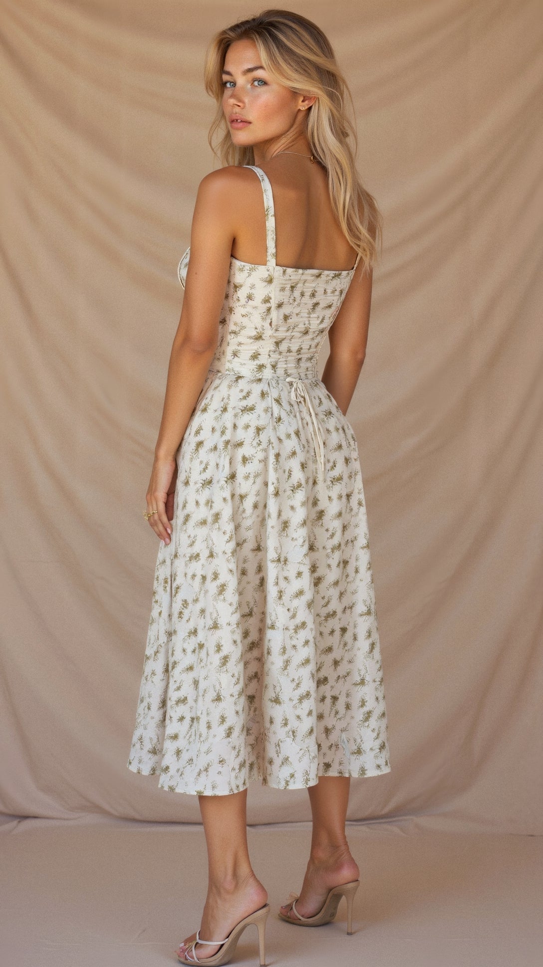 Margaret Corset Midi Dress