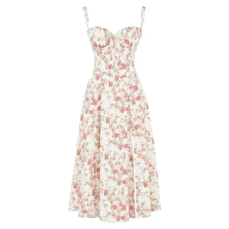 Margaret Corset Midi Dress