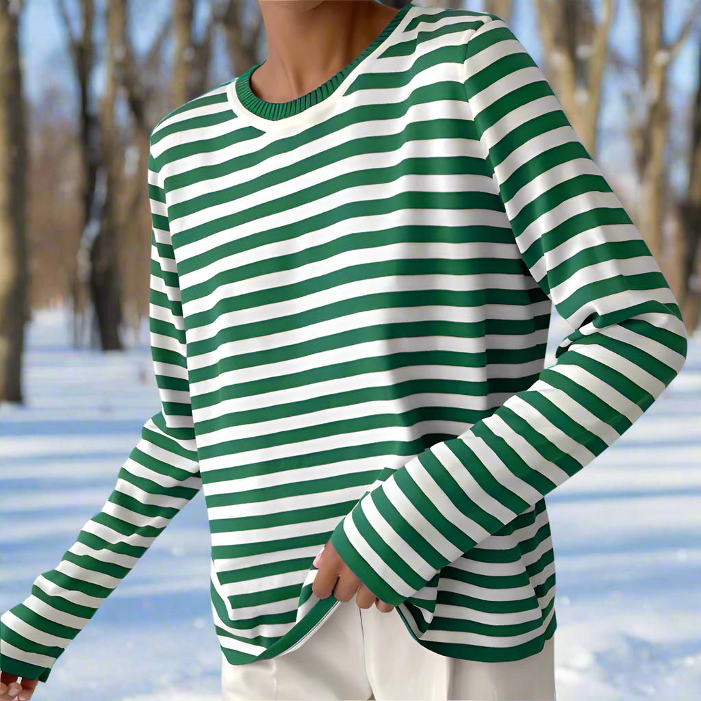 Gail Striped Long Sleeve T-Shirt
