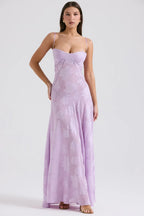 Gretchen Long Summer Dress with Open Back