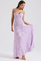 Gretchen Long Summer Dress with Open Back