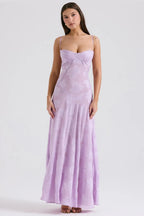 Gretchen Long Summer Dress with Open Back