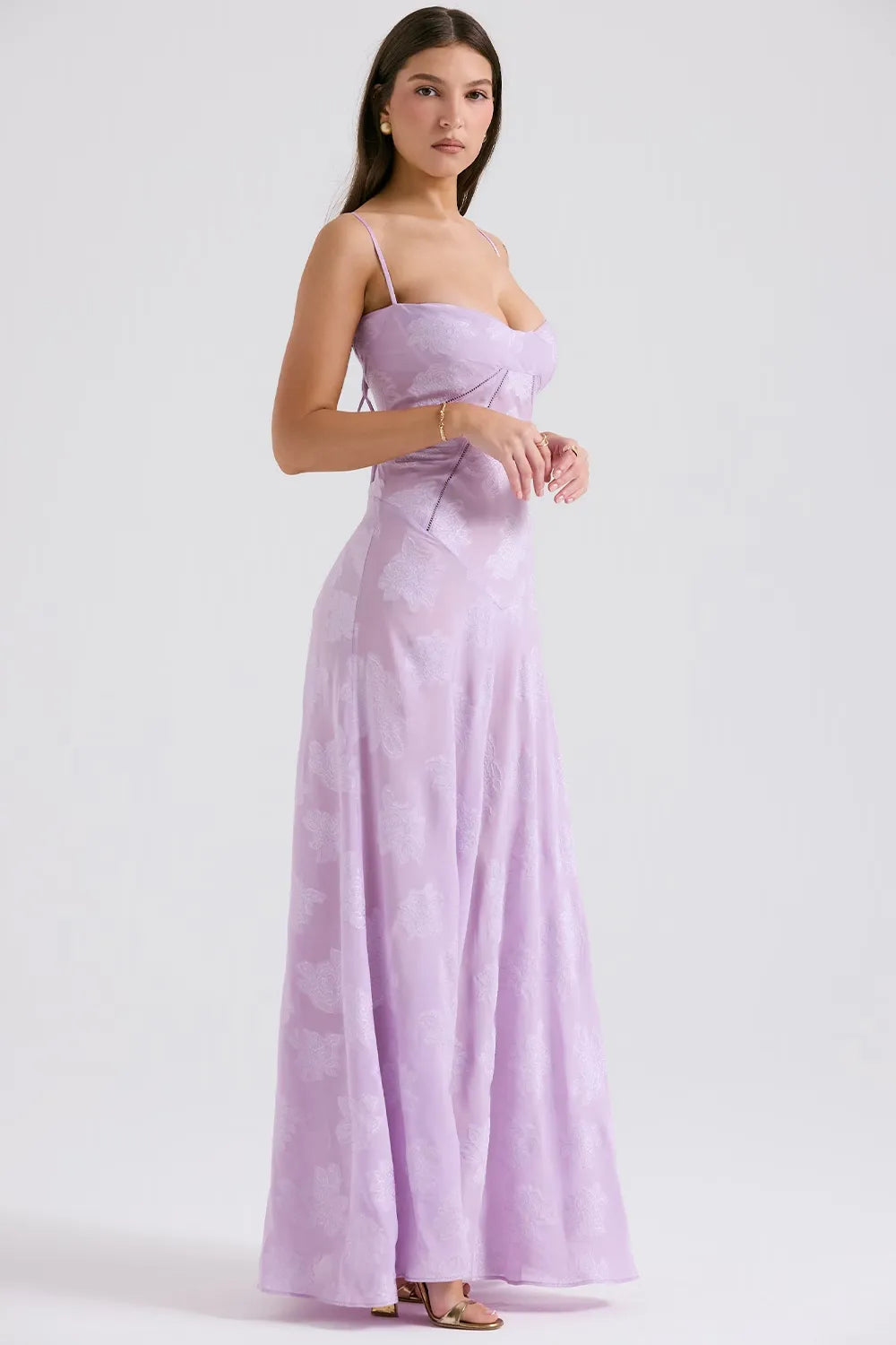 Gretchen Long Summer Dress with Open Back