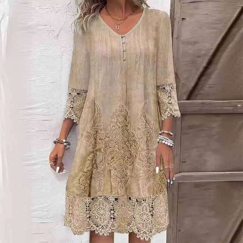 Jenna Floral Midi Dress