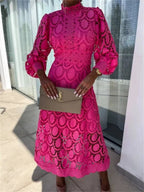 Lace Summer Party Maxi Dress