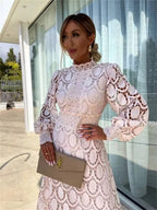 Lace Summer Party Maxi Dress
