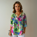 Arlene Chic Floral Print Blouse