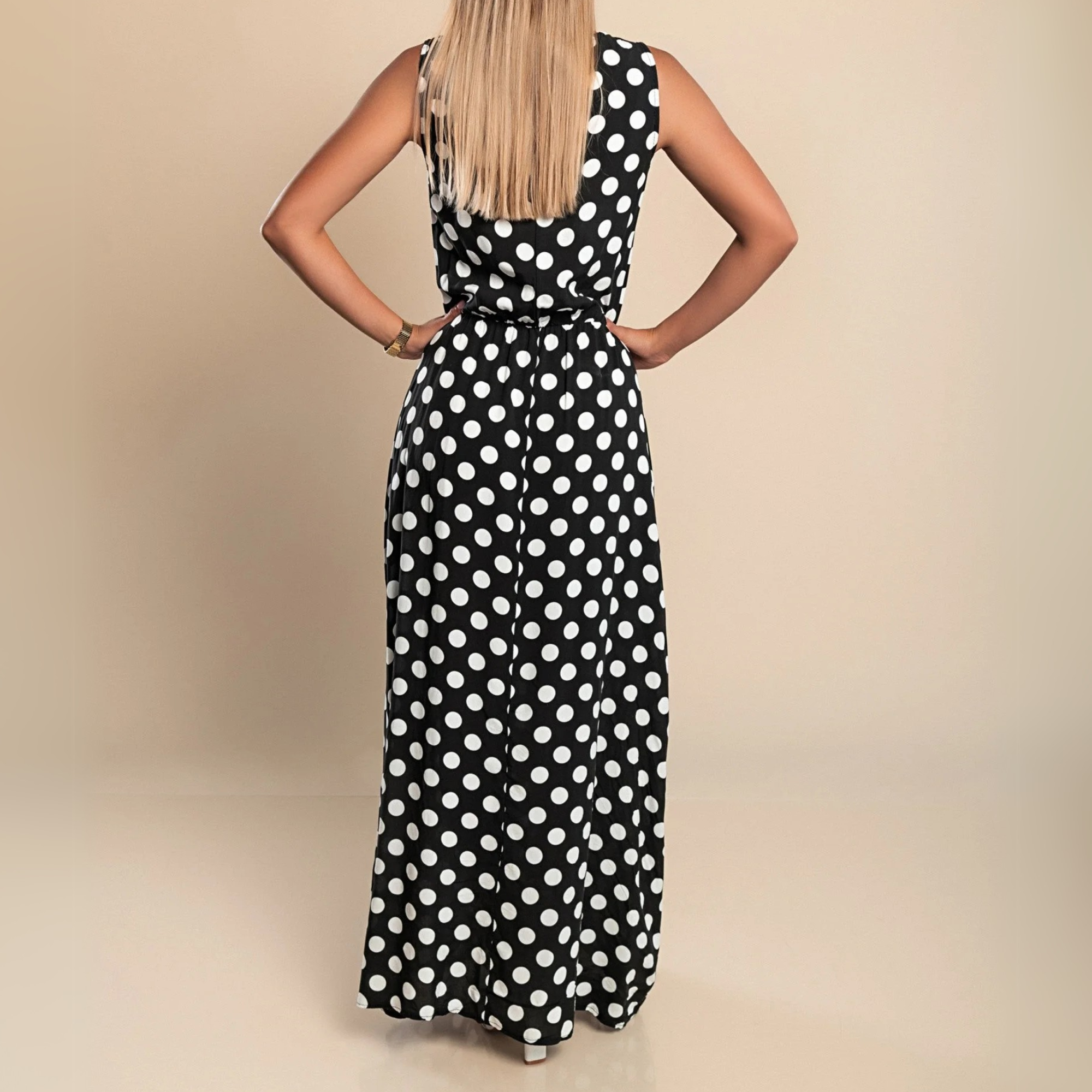 Paula Polka Dot Maxi Dress