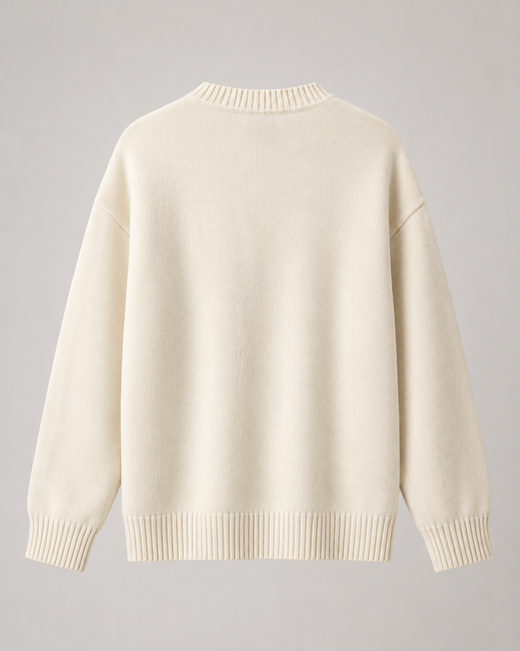 Women's Textured Heart Knit Sweater - Relaxed Drop Shoulder Fit