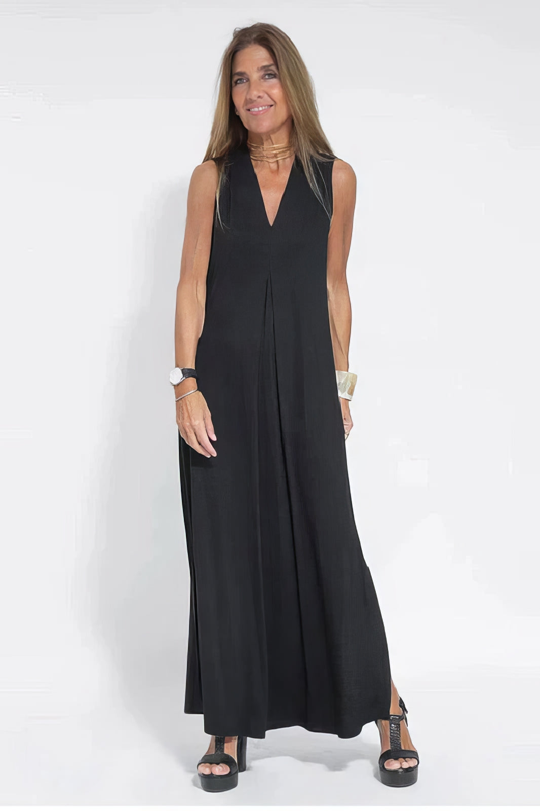 Juno Elegant Long Dress with Cardigan