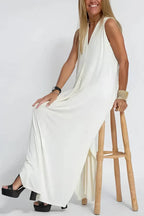 Juno Elegant Long Dress with Cardigan