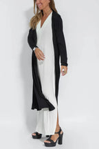 Juno Elegant Long Dress with Cardigan