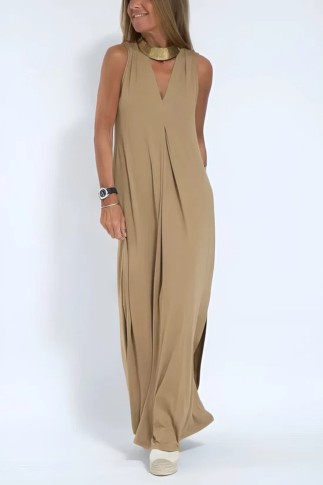 Juno Elegant Long Dress with Cardigan