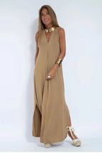 Juno Elegant Long Dress with Cardigan